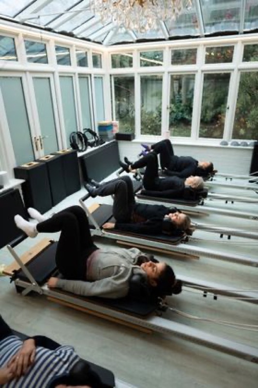 A class at Barefoot Pilates